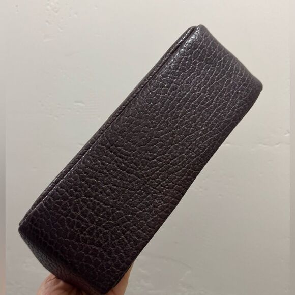 Genuine Bison Leather Handmade Vintage Style Clutch Bag, Wristlet, Crossbody - Picture 15 of 16